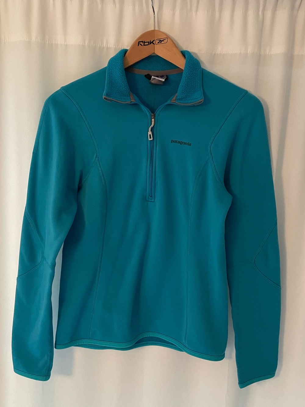 Patagonia piton pullover jacket lightweight blue women’s S small 1/2 zip